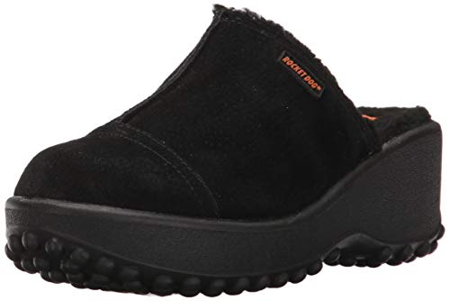 Rocket Dog Damen FRANNB Holzschuh, schwarz, 41 EU von Rocket Dog