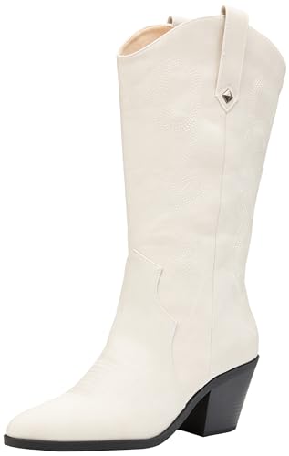 Rocket Dog Damen Feria Westernstiefel, Knochenfarben, 37 EU von Rocket Dog