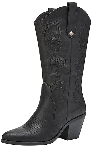 Rocket Dog Damen Feria Westernstiefel, Schwarz, 36 EU von Rocket Dog