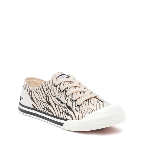 Rocket Dog Damen Jazzin Sneaker, Ecru Black, 40 EU von Rocket Dog