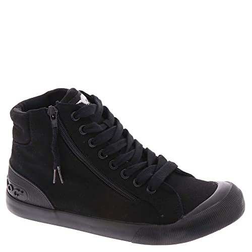 Rocket Dog Damen Jazzin Sneaker High Skate-Schuh, Black Black Foxing von Rocket Dog