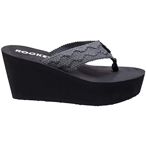 Rocket Dog Damen Taucher-Gurtband Flipflop, Schwarz, 37 EU von Rocket Dog