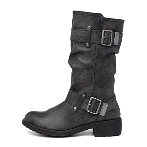 Rocket Dog Damen Trumble Biker Boots, Schwarz (Black AG7), 36 EU von Rocket Dog