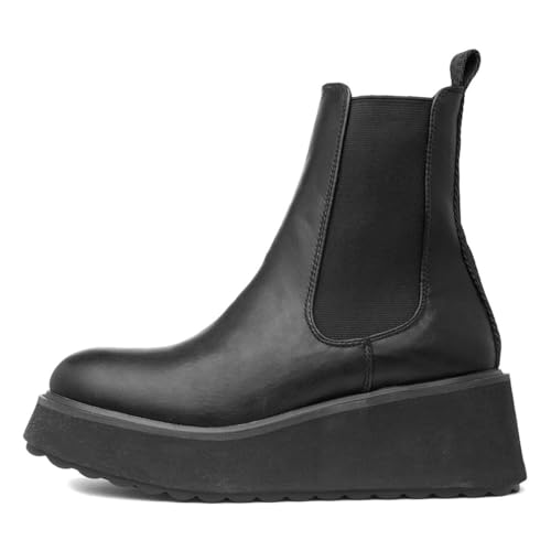 Rocket Dog Heyday Damen Stiefeletten, Plateau, Braun, schwarz 1, 37 EU von Rocket Dog