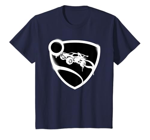 Kinder Rocket League Logo für Kinder, sprühlackiert T-Shirt von Rocket League