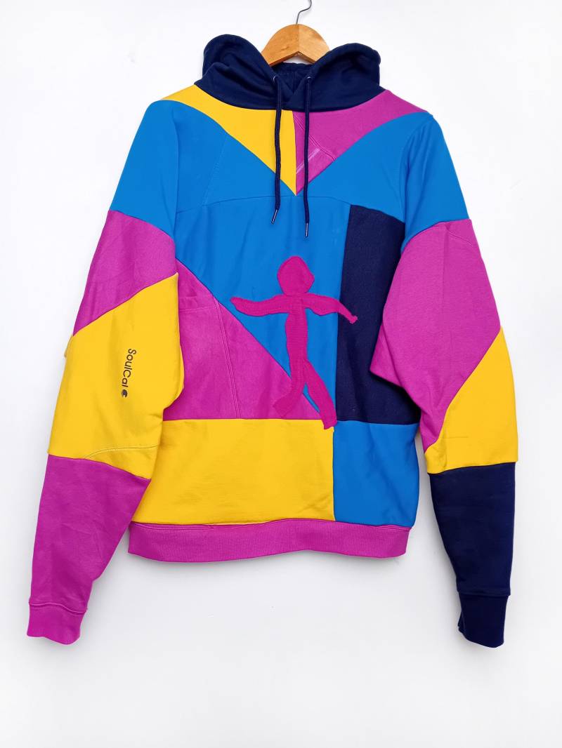 Upcycled Fledermaus Pullover in Der Grösse cmyk M von RocketcrunchShop
