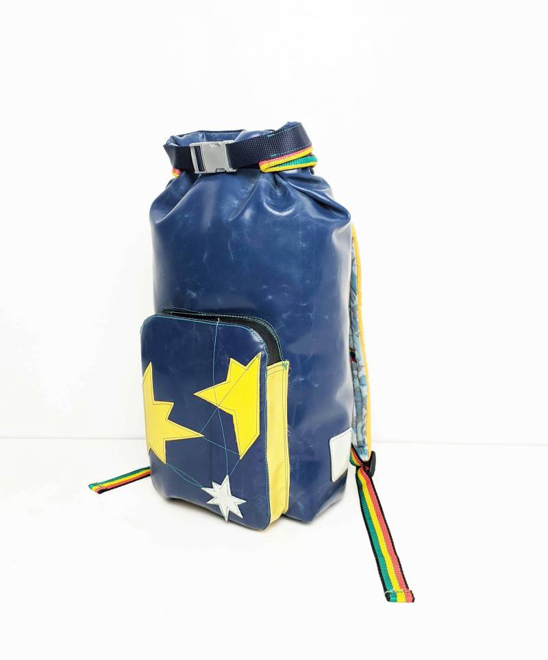 Upcycled Kinder Rucksack Alter 6-10 Jahre von RocketcrunchShop