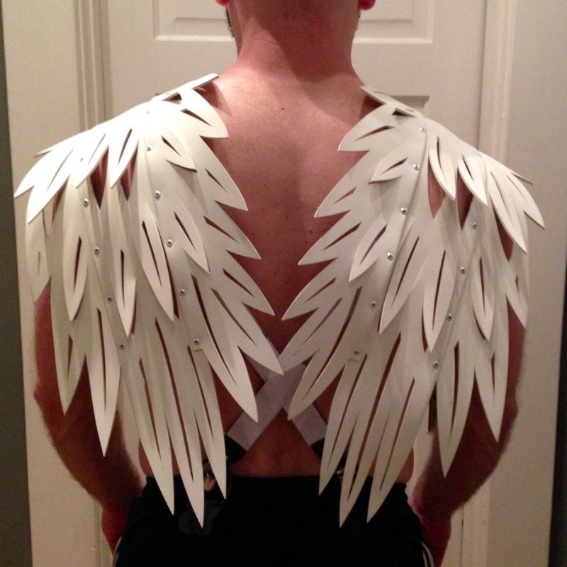 Große Engelsflügel, Weißes Kautschuk Große Engelsflügel, Weißes Kautschuk von RocketdogRags