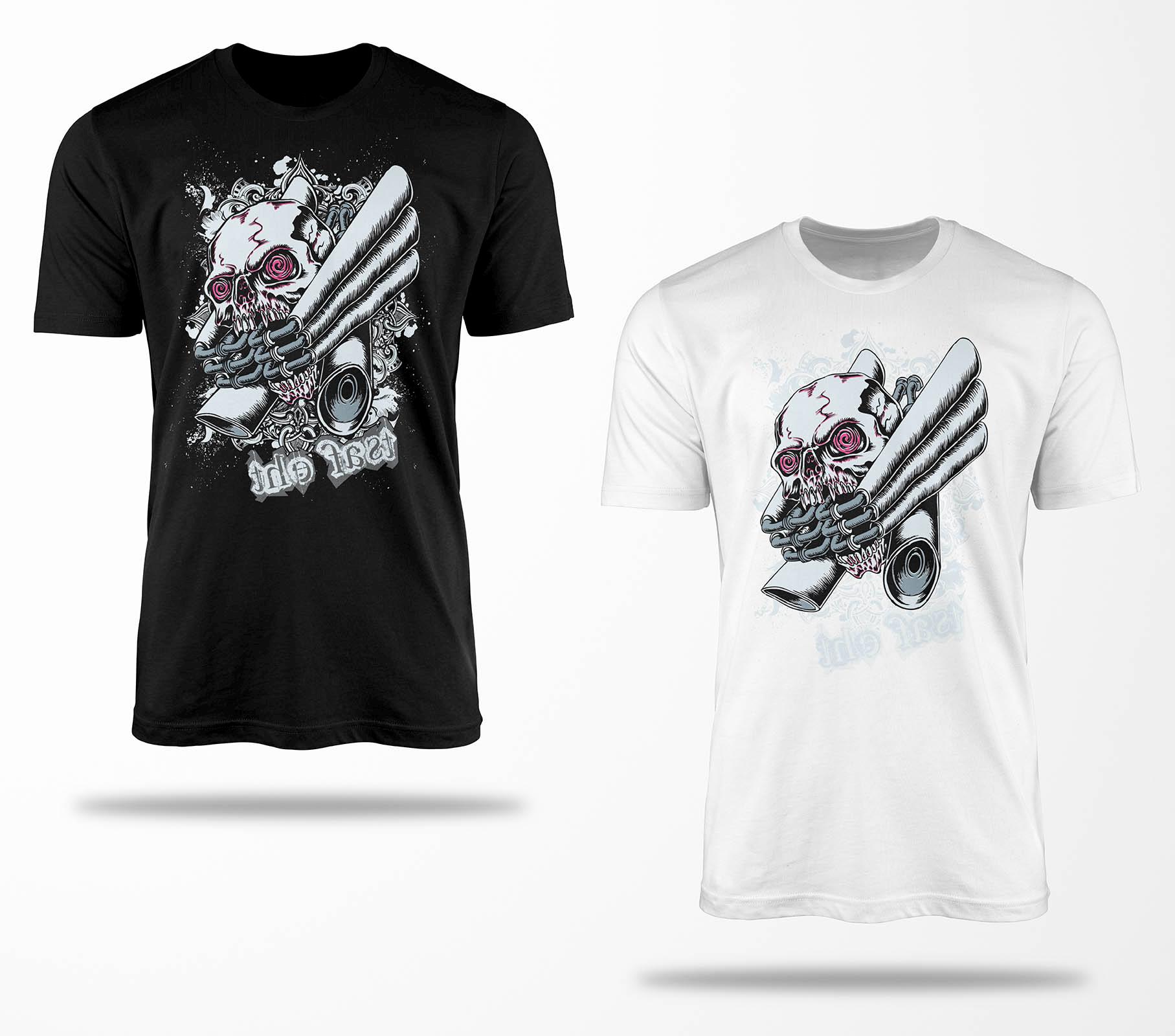 Biker T-Shirts B0101 Motorrad T-Shirt Für Geschenke Motorradfahrer Chopper Bobber Oldschool Benzin Im Blut Bis 5xl Schwarz & Weiß von RocketshirtsShop