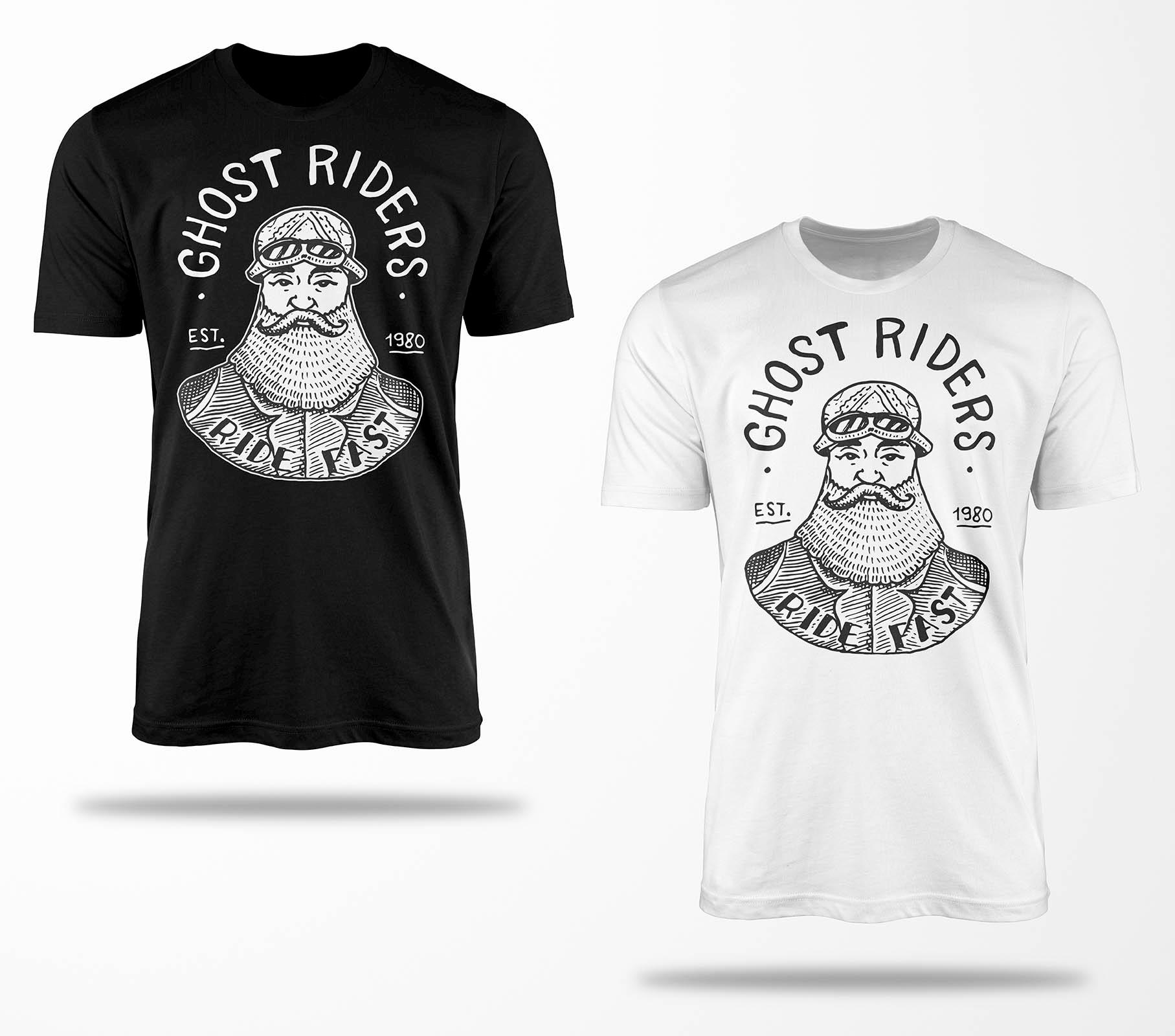 Biker T-Shirts B0137 Motorrad T-Shirt Für Geschenke Motorradfahrer Chopper Bobber Oldschool Benzin Im Blut Bis 5xl Schwarz & Weiß von RocketshirtsShop