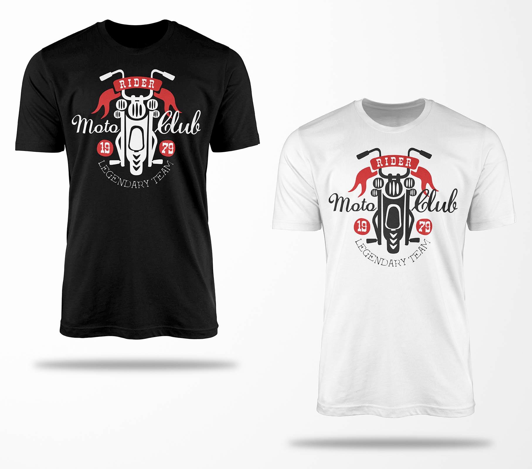 Biker T-Shirts B0153 Motorrad T-Shirt Für Geschenke Motorradfahrer Chopper Bobber Oldschool Benzin Im Blut Bis 5xl Schwarz & Weiß von RocketshirtsShop