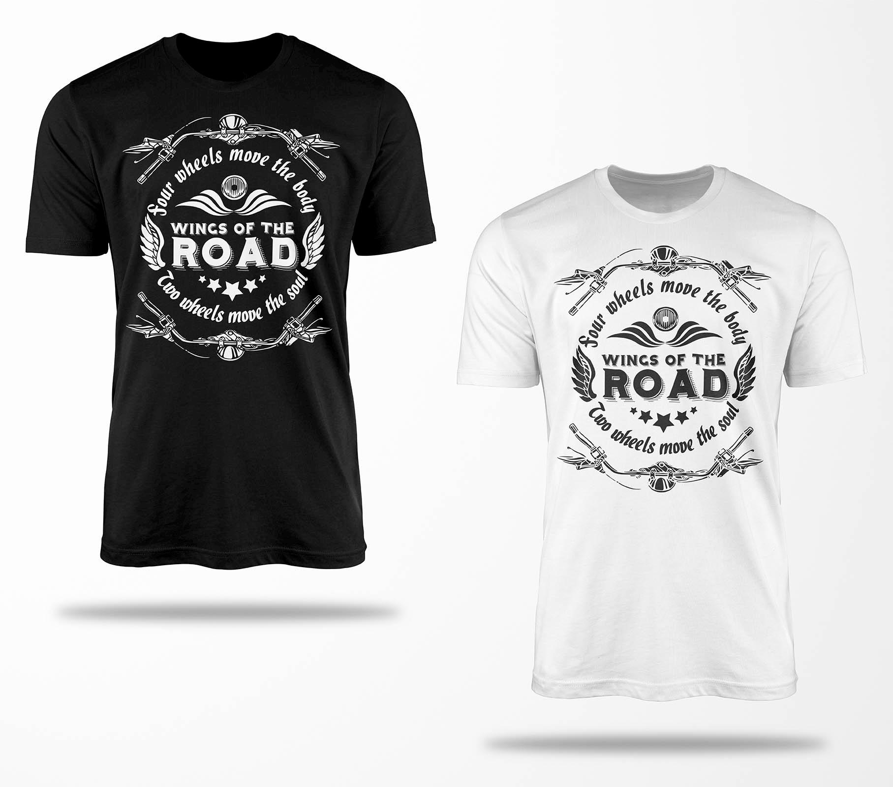 Biker T-Shirts B0240 Motorrad T-Shirt Für Geschenke Motorradfahrer Chopper Bobber Oldschool Benzin Im Blut Bis 5xl Schwarz & Weiß von RocketshirtsShop