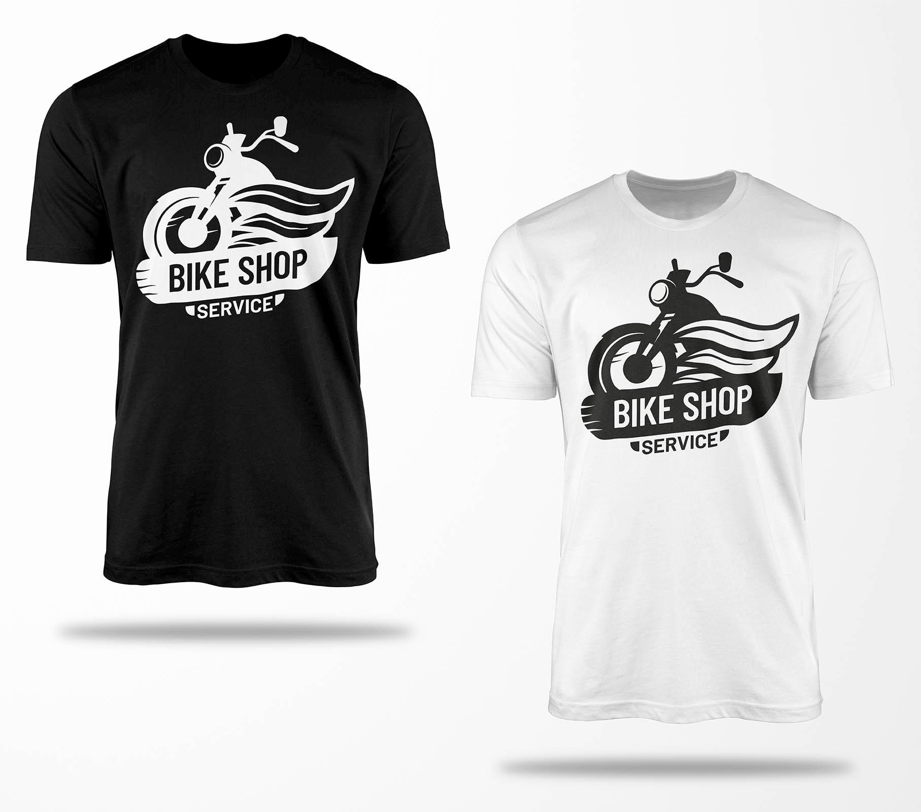 Biker T-Shirts B0317 Motorrad T-Shirt Für Geschenke Motorradfahrer Chopper Bobber Oldschool Benzin Im Blut Bis 5xl Schwarz & Weiß von RocketshirtsShop