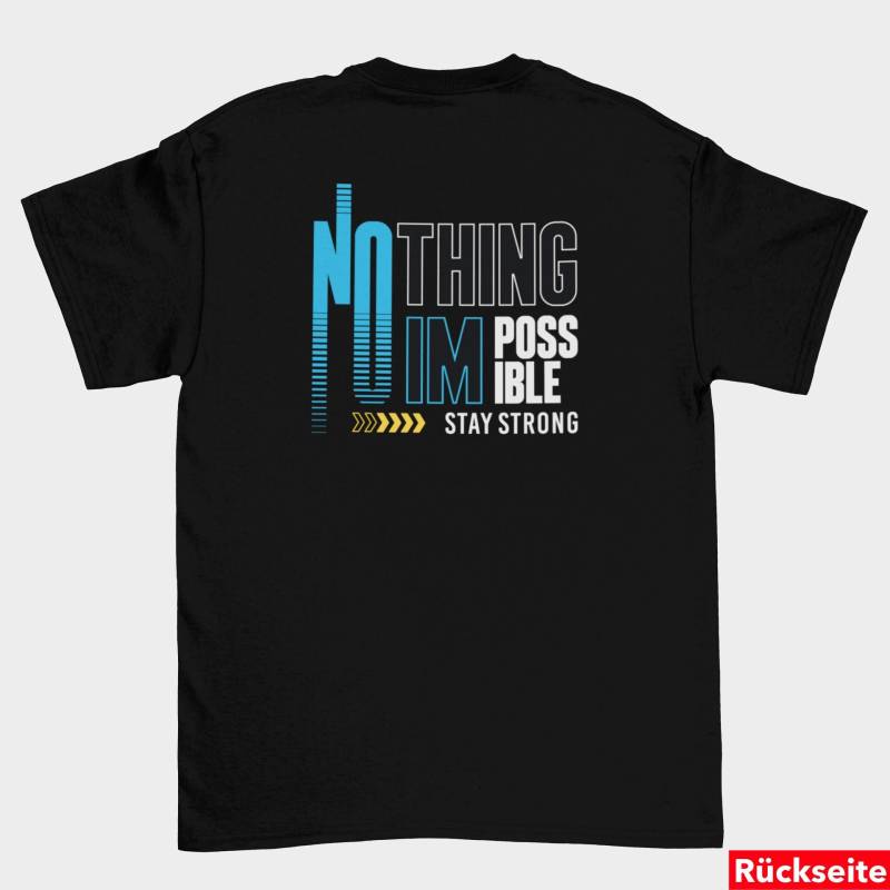 Gym T-Shirt Fit0025 Workout Sport Bodybuilding Crossfit Fitnessstudio Fitness Hyrox Kettlebell von RocketshirtsShop