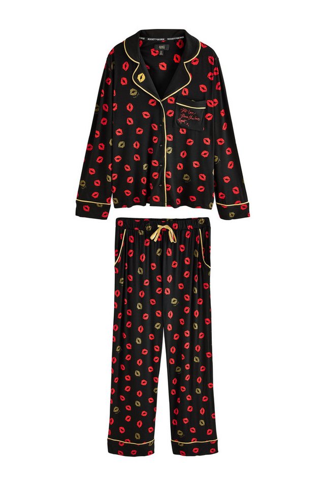 Rockett St George Pyjama Rockett St George geknöpfter Jersey-Schlafanzug (2 tlg) von Rockett St George
