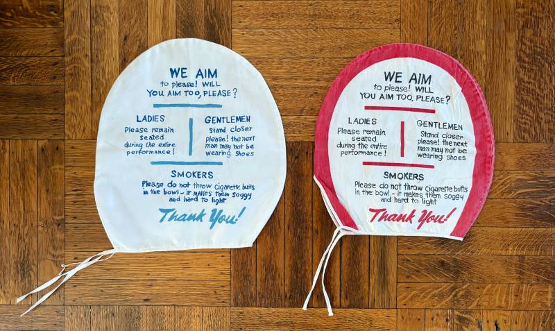 Vintage Neuheit Toilettensitzauflagen Circa 50'er Jahre | Preis Pro Bezug von Rockettomarshome