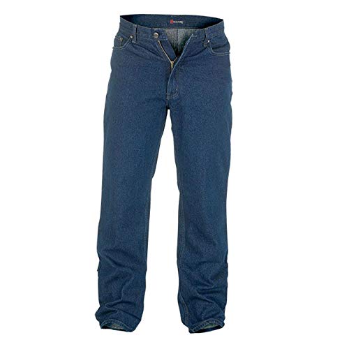 Rockford Herren Komfort Passen Größe Qualität Jeans Indigo W52 - L30 von Rockford Jeans