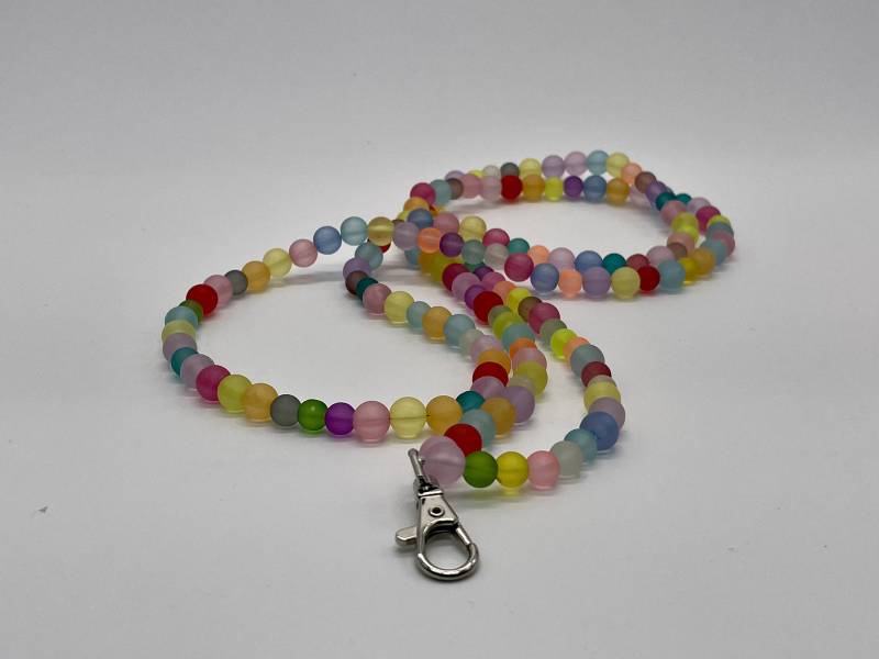 Handykette, Acrylperlen - Handmade Unikate von Rockhirsch