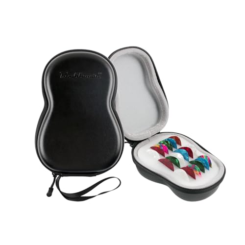 Rockhouse Gitarrenplektren-Halter, Plektrum-Tasche, Aufbewahrungsbox, PU-Leder, Plektrum-Tasche, Organizer, passend für alle Größen, Gitarrenzubehör, Geschenk für Gitarrenspieler, klein Rockhouse Gitarrenplektren-Halter, Plektrum-Tasche, Aufbewahrungsbox, PU-Leder, Plektrum-Tasche, Organizer, passend für alle Größen, Gitarrenzubehör, Geschenk für Gitarrenspieler, klein von Rockhouse