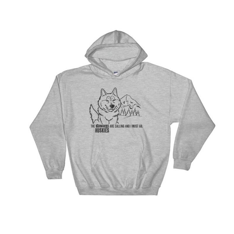 Die Huskies Rufen Mich Und Ich Muss Gehen - Siberian Husky Pull-Over Hoodie Erwachsene, Männer, Frauen Unisex von RockinDaDogs