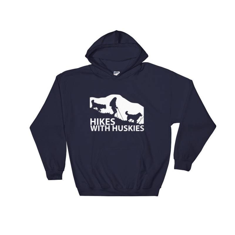 Wanderungen Mit Huskies - Siberian Husky Überziehen Hoodie Unisex von RockinDaDogs