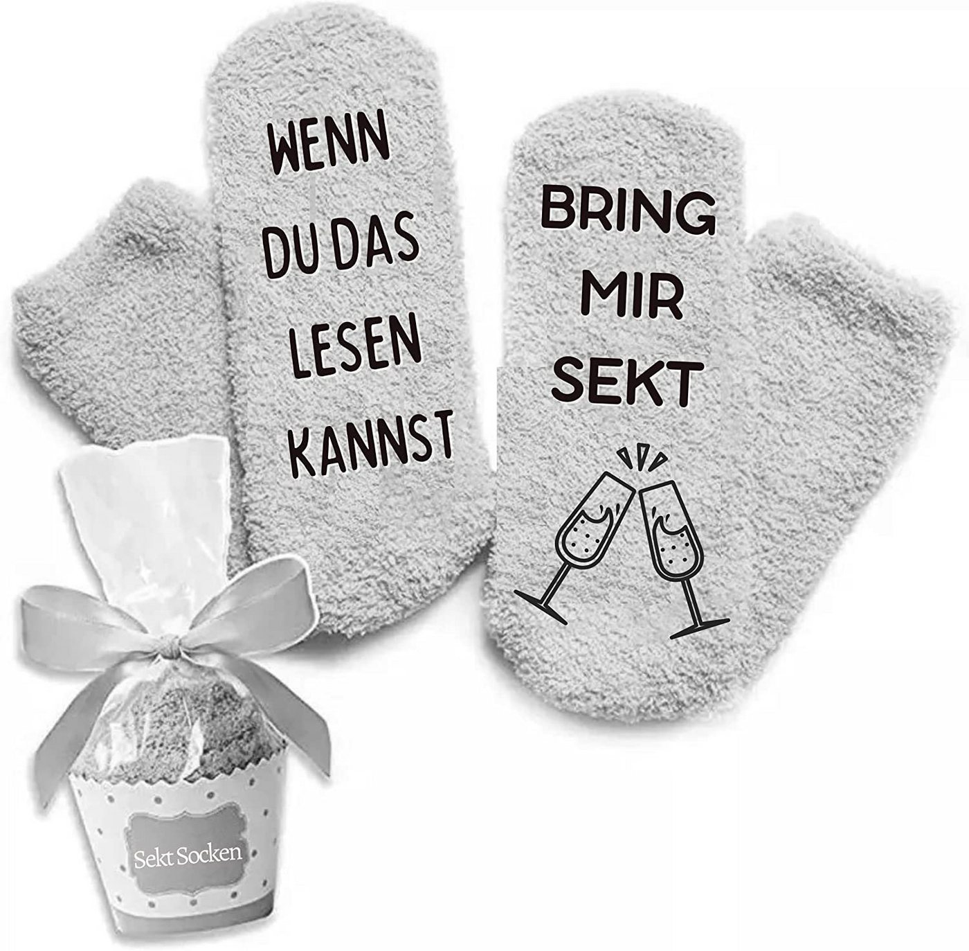 Rocking Socks ABS-Socken Geschenk Socken für Frauen und Männer Wenn du das lesen kannst Socken von Rocking Socks