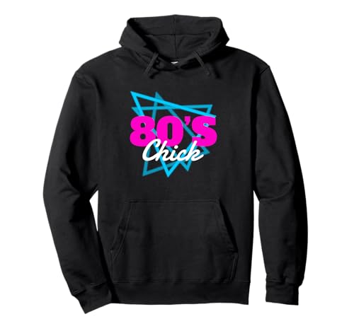 80er Jahre Chick Girl Born in the 1980er Jahre Fun Retro Pink Blau Damen Pullover Hoodie 80er Jahre Chick Girl Born in the 1980er Jahre Fun Retro Pink Blau Damen Pullover Hoodie von Rocking the 80's Designs by J