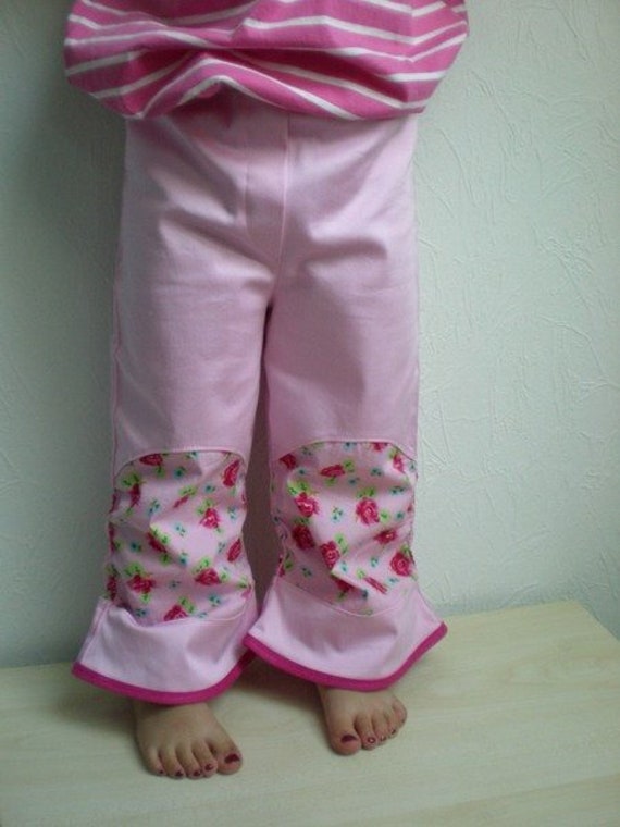 Rosa Hose Gr. 92/98 von RockingAngelsStyle