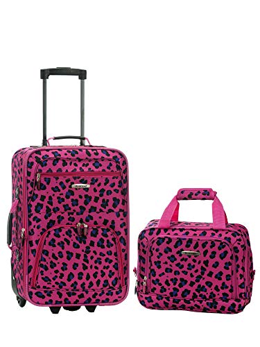 Rockland Sac À DOS À Roulettes De 17 PO Kinder-Rucksack, 38 Liter, Magenta Leopard, 43 in von Rockland