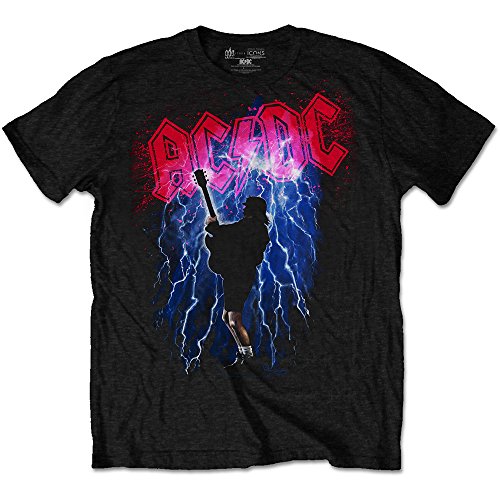 AC/DC Herren ACDC Thunderstruck T-Shirt, Schwarz, XXL von Rockoff Trade