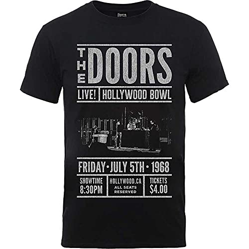 Rockoff Trade Herren The Doors Advance Final T-Shirt, Schwarz, XL von Rockoff Trade