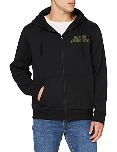 Rockoff Trade Herren Tour 78 Zip Hoodie Kapuzenpullover, Schwarz, XL von Rockoff Trade