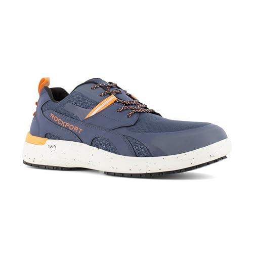 Rockport Works Herren Truflex Fly Blucher Work Powered by MaxTrax Safety, Marineblau, 41 EU von Rockport Works