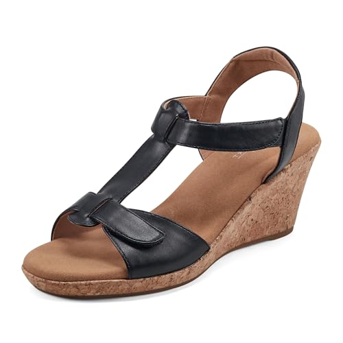 Rockport Damen Blanca T Strap, Schwarz, 38 EU Weit Rockport Damen Blanca T Strap, Schwarz, 38 EU Weit von Rockport