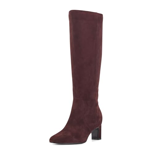 Rockport Damen Mabel Halblange Stiefel, Dunkelrot, 37 EU Weit von Rockport