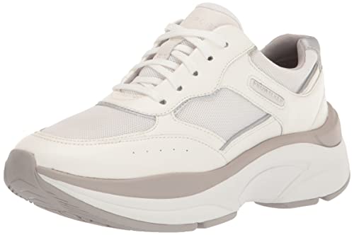 Rockport Damen Prowalker Schnürschuh Sneaker, Weiß Eco, 39.5 EU von Rockport