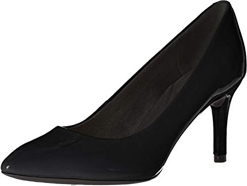 Rockport Damen Total Motion 75 mm Plain Toe Pump, schwarzer Lack, 39 EU von Rockport