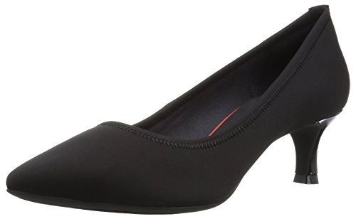 Rockport Damen Total Motion Kaiya Pumpe Pumps, Schwarzes elastisches Material, 39 EU von Rockport