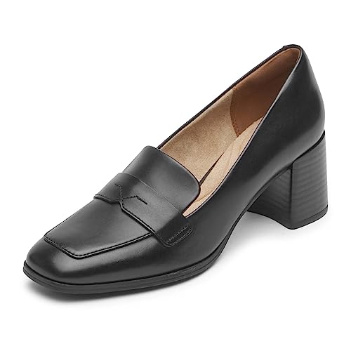 Rockport Damen Violetta Penny Loafer Pumps, Schwarz Leder, 35 EU von Rockport