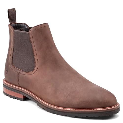 Rockport Herren Cassius Chelsea Boot, Braunes Haferleder, 46.5 EU von Rockport