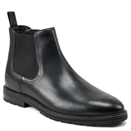 Rockport Herren Cassius Chelsea Boot, Schwarz Leder, 47.5 EU von Rockport
