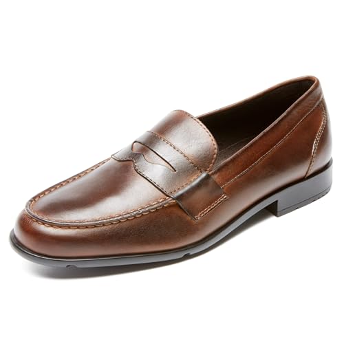 Rockport Classic Penny Loafer für Herren, Cognac, 39 EU von Rockport