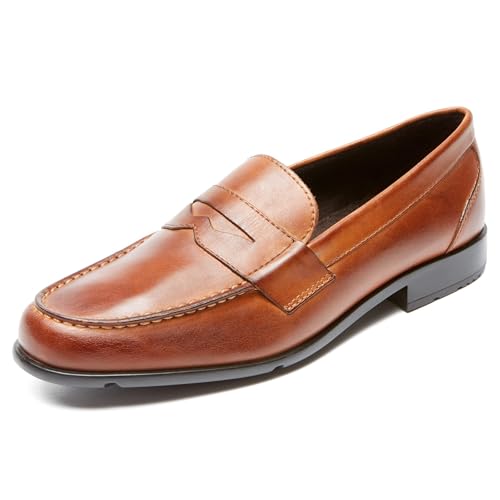 Rockport Herren Classic Loafer Penny, Cognac, 7 breit, Cognac, 40 EU Weit von Rockport