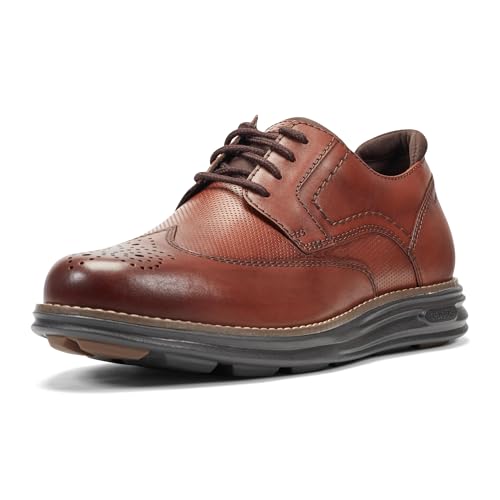 Rockport Herren Coltin Oxford, Dunkeles, natürliches Leder, 46 EU Weit von Rockport