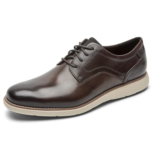 Rockport Herren Garett Plain Toe Oxford, Braun (Java Gradient), 38.5 EU von Rockport