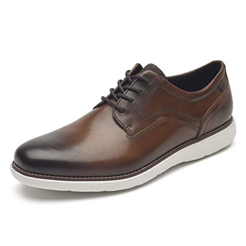 Rockport Herren Garett Plain Toe Oxford, Cognac, 40 EU von Rockport