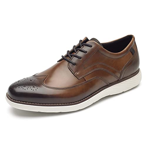 Rockport Herren Garett Wingtip Oxford, Cognac, 46.5 EU Weit von Rockport