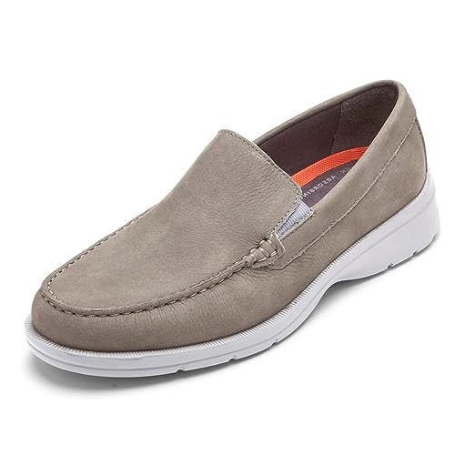 Rockport Herren Palmer Venezianer Slipper, Grau, 42 EU Weit von Rockport