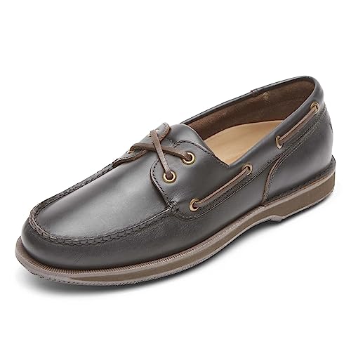 Rockport - Herren Perth Schuhe, 44.5 N EU, Dk Brown Pul von Rockport