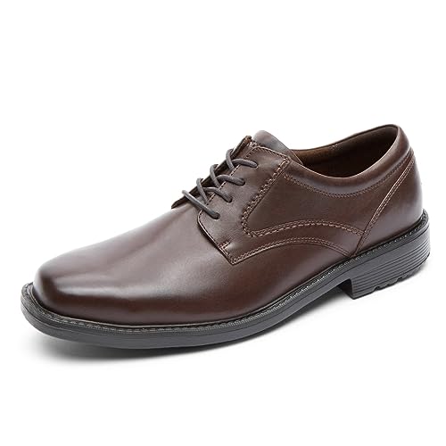 Rockport Herren Style Leader 2 Plain Toe Oxford, Dunkelbraun, 42.5 EU von Rockport